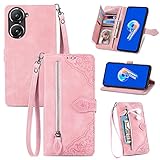 CSHNB Premium-Leder-Geldbörsenhülle Compatible with Asus Zenfone 9 Hülle, magnetische...