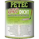 PETEC Karo-Dicht Karosseriedichtmasse grau 1000 g Dose, Karosserie Dichtmasse überlackierbar,...