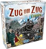 Asmodee, Zug um Zug – Europa, Days of Wonder, Grundspiel, Familienspiel, Brettspiel, 2-5 Spieler,...