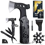 WayinTop Werkzeug Geschenke für Männer, 33 in 1 Taschenwerkzeug Multi-Tool Hammer Axe, Zange...