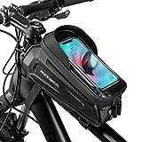 ROCKBROS Fahrrad Rahmentasche Lenkertasche Wasserdicht Handytasche für Smartphone bis zu 6.8 Zoll...