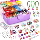 Yoosso 18500+ Loom BäNder Set Xxl, 26 Farben Loop ArmbäNder Set Kinder Mit 3 Schicht BehäLter,...