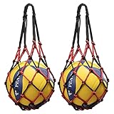 DoGeek Balltasche Handball Netz Balltasche Fussball Volleyball Schwarz Kann Beherbergen 1 Ball (1pc)