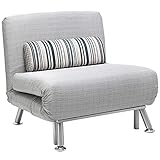 Homcom® klappbarer Schlafsessel Schlafsofa Klappmatratze Faltmatratze Gästebett Klappbett Bett...