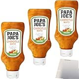 usy Bundle für Papa Joe´s Vegane Chipotle Mayo 3er Pack (3x300ml Flasche) + usy Block