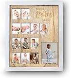 RunFar shop Mein Erstes Jahr Bilderrahmen Baby My First Year Bilderrahmen12 Monate Neugeborenen...