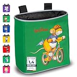 GRINSEZWERGE Kinder Lenkertasche Leo Lausemaus | Laufrad Lenkertasche | Fahrrad Lenker Tasche |...