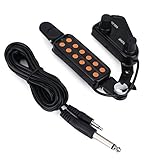 Akustische Gitarren Tonabnehmer, 12 Loch Tonabnehmer Elektrischer Wandler Tonabnehmer für...