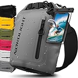 Nordlight Dry Bag wasserdichte Tasche mit Handyhülle + Roll-Top, Schultergurt | Drybag wasserfester...