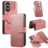 Kompatibel mit Huawei Nova 11 Hülle, abnehmbare Brieftaschen-Hülle mit Kartenhalter, 2-in-1...