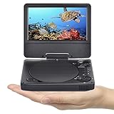 YOOHOO 9,5' Mini tragbarer DVD Player für Auto und Kinder mit Bildschirm 7,5' HD Bildschirm,mit...