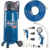 Scheppach Kompressor HC51V (1500W, 50 L, 10 bar, Ansaugleistung 220 l/min, Druckminderer, ölfrei,...