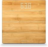 Soehnle Style Sense Bamboo Magic, digitale Holzwaage aus echtem Bambus, Waage mit unsichtbarem...