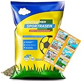 Rasensamen 5kg Sport und Spiel Widerstand gegen Zertreten - Samen schnellkeimend - ARPON Grassamen...