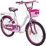 Actionbikes Kinderfahrrad Daisy 20 Zoll - Kinder Fahrrad für Mädchen - Ab 4-9 Jahren - V-Brake...