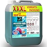 VERY® Universal Waschmittel Flüssig Gel [10L KANISTER] - Flüssigwaschmittel für Helle, & Dunkle...