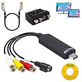 USB 2.0 Audio Video Grabber, VHS Digitalisieren, Mini DV Abspielgerät, Videokassetten...