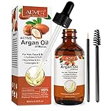 Arganöl Haare Bio Kaltgepresst, Argan Oil Für Gesicht, Haut & Haare 60ml - Argan öl ohne Zusätze...