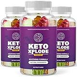Ketoxplode Gummibärchen - mit natürlichen Inhaltsstoffen - Premium Qualität - 60 Gummies 3x