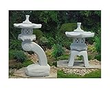 Japanische Steinlaternen Rankei & Yukimi Garten Laterne Koi Teich ...2 Stück!!!