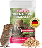 GEROBUG Wühlmaus vertreiben Granulat 300 g - Alternative zu Wühlmausschreck - Wühlmaus Vertreiber...