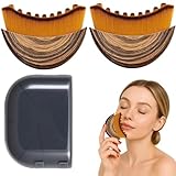 2 Stück Trockenbürste, Gesichtsbürste Set, Lymphkonturen-Gesichtsbürste für...