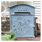 Briefkästen Garten-Briefkasten for den Außenbereich, Briefkasten aus Metall und Eisen,...