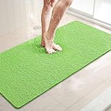 LuxStep Duschmatte, Badewannenmatte, 101,6 x 40,6 cm, rutschfeste Badematte mit Abfluss, schnell...
