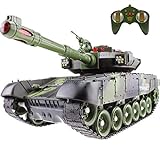 2.4GHz Mini RC-Tank Battleable Off-Road Crawler Type Remote Control Car mit USB-Ladegerät...