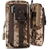 ONEFLOW Survival Case für Sony Xperia 10 VII Handy Gürteltasche aus Nylon mit Karabiner, Taktische...