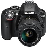 Nikon D3300 SLR-Digitalkamera Kit AF-P 18-55 VR schwarz