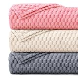 Luciphia Fleece-Hundedecke für kleine, mittelgroße und große Hunde, 3D-Jacquard-Flanell, für...