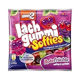 nimm2 Lachgummi Softies Rote Früchte – 1 x 225g – Gefülltes Fruchtgummi mit Fruchtsaft und...