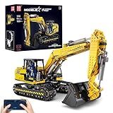 Mould King 13112 MOC Technik Ferngesteuerter Bagger-LKW Bausteinset Technologie APP Kettenbagger...