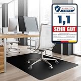 Office Marshal® Bodenschutzmatte in Trendfarben | 90 x 120 cm für Hartböden | ohne schädliche...