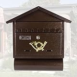 Briefkasten mit Zeitungsfach, Durchwurfbriefkasten mit Zwei Schlüsseln, Briefkästen for Den...
