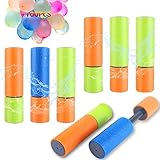Aottom 8 Stück Wasserpistole Kinder, Wasserpistolen Schaumstoff 15.5CM Set mit 100St Wasserbomben...