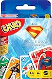 Mattel Games UNO Superman Kartenspiel für Kinder, Erwachsene und Familiennächte, Partys, Reisen...