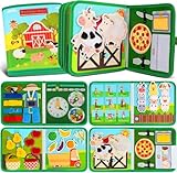 CIANBIFN Busy Board Englisch für Kinder Geburtstagsgeschenke, Bauernhof Beschäftigt Board...