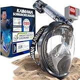 Die Preisgekrönte KAIMANA® Schnorchelmaske für Erwachsene & Kinder - absolut CO2 sicher - inkl....