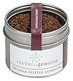 Zauber der Gewürze Szechuan Pfeffer gemahlen, Szechuanpfeffer handgepflückt mit exotischem Duft...