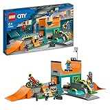 LEGO City Skaterpark, Spielzeug für Kinder ab 6 Jahren, mit BMX-Rad, Skateboard, Scooter,...