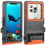 IP68 wasserdichte Tauch-Handyhülle, universelles Unterwassergehäuse für iPhone 16/15/14/13/12/11...