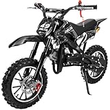 Actionbikes Motors Kinder Crossbike Delta 49 cc | 2-Takt 49ccm Motor bis 𝟒𝟎 km/h - Motorrad -...