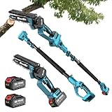 SEESII 2-in-1 Kabelloser Teleskop Astsäge & Mini Mettensäge, 6 Zoll Bürstenloser Mettensäge mit...