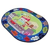 NUOBESTY 1 Stück Spielteppich Alfombra Baby-Bodenspielmatte Alphabet-Teppich Baby-Krabbeldecke...