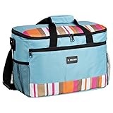 B.PRIME 20L Kühltasche Classic BLAU I 36x26x22cm I Isoliertasche I Lunch-Tasche I Kühlbox I...