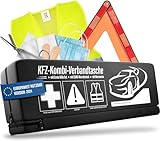 HELDENWERK 3 in 1 Erste Hilfe Set Auto 2024 europaweit einsetzbar & geprüft (StVO konform) I KFZ...