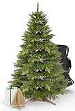 Weihnachtsbaum künstlich 180cm - Naturgetreue Spritzguss Elemente, Künstlicher Weihnachtsbaum mit...