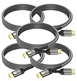 BlueRigger HDMI-Kabel 4K (91 cm, 4K 60Hz HDR, High Speed 18 Gbit/s, HDMI 2.0 geflochtenes Kabel,...